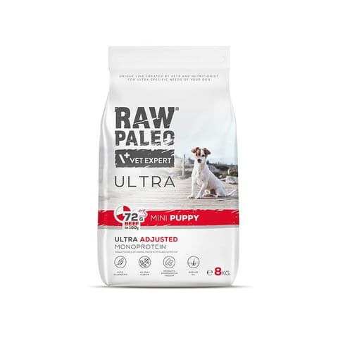 ⁨VetExpert Raw Paleo Ultra Wołowina Mini Puppy 8kg⁩ w sklepie Wasserman.eu