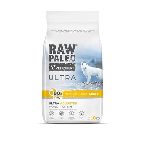 ⁨VetExpert Raw Paleo Ultra Indyk Medium&Large Adult 10kg⁩ w sklepie Wasserman.eu