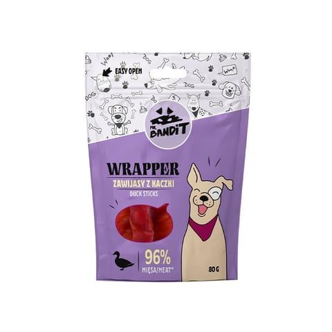 ⁨MR. BANDIT WRAPPER Duck Wrap - dog treat - 80 g⁩ at Wasserman.eu