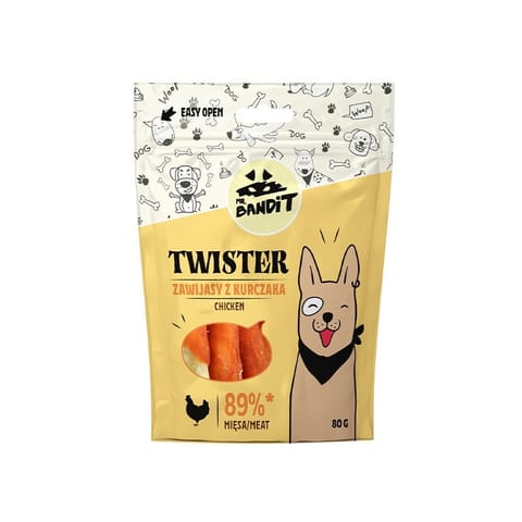 ⁨VetExpert Mr. Bandit TWISTER zawijas z kurczaka 80g⁩ w sklepie Wasserman.eu