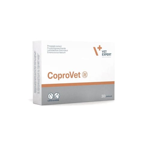 ⁨VET EXPERT CoproVet - preparation against the ingestion of feces for dogs and cats - 30 caps.⁩ at Wasserman.eu