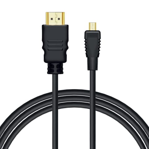 ⁨SAVIO KABEL HDMI (M) - MICRO HDMI (M), 2M, CZARNY, CL-40/M⁩ w sklepie Wasserman.eu