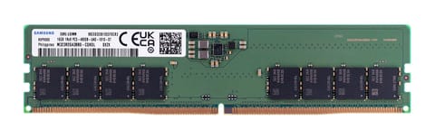 ⁨Samsung UDIMM non-ECC 16GB DDR5 1Rx8 4800MHz PC5-38400 M323R2GA3BB0-CQK⁩ w sklepie Wasserman.eu