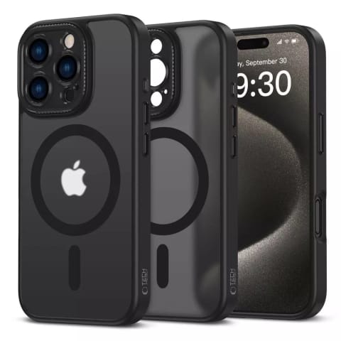 ⁨Etui do iPhone 16 Pro MagCam MagSafeCase Cover na telefon Matte Black⁩ w sklepie Wasserman.eu