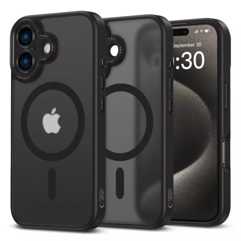 ⁨Etui do iPhone 16 MagCam MagSafeCase Cover na telefon Matte Black⁩ w sklepie Wasserman.eu