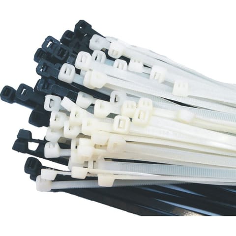 Opaski zaciskowe kablowe nylon białe 530x7.6 mm 20 sztuk w sklepie Wasserman.eu