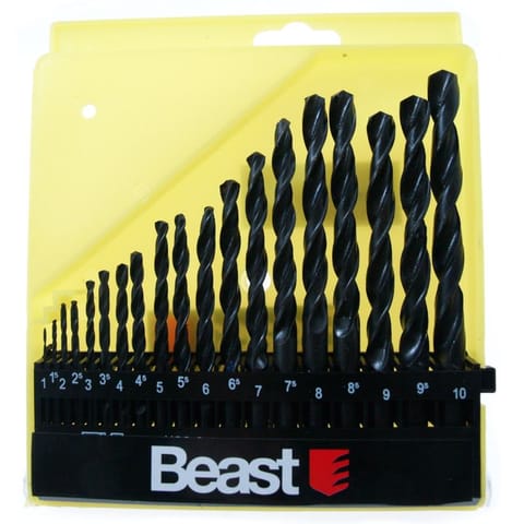 ⁨WIERTŁA DO METALU 1-10 mm 19 SZT.⁩ w sklepie Wasserman.eu