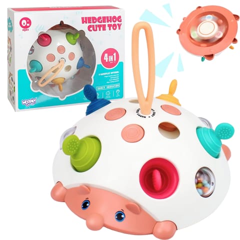 ⁨WOOPIE BABY Zabawka Sensoryczna 4w1 Jeżyk Pop-it Aktywizujący⁩ w sklepie Wasserman.eu