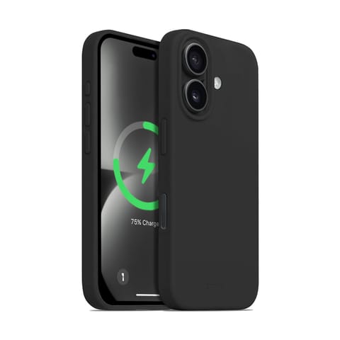 ⁨Case iPhone 16 Plus MagSafe Color Cover Magnetic black⁩ at Wasserman.eu