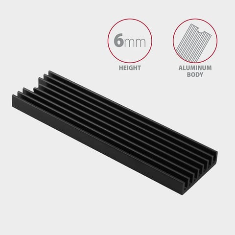 ⁨Radiator do dysku M.2 SSD 2280 Axagon CLR-M2L6⁩ w sklepie Wasserman.eu