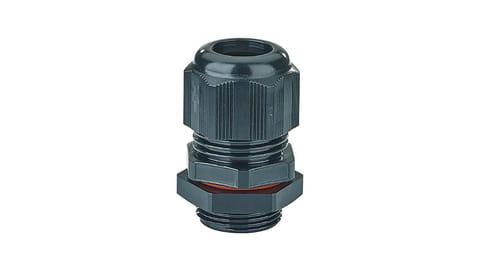 ⁨Dławnica skręcana ATEX do stref 2 i 22 M25 IP66 średnica kabla 10-17 mm czarna AXM 25⁩ w sklepie Wasserman.eu