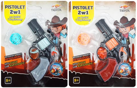 ⁨PISTOLET 2w1 NA KAPISZONY I KULKI⁩ w sklepie Wasserman.eu