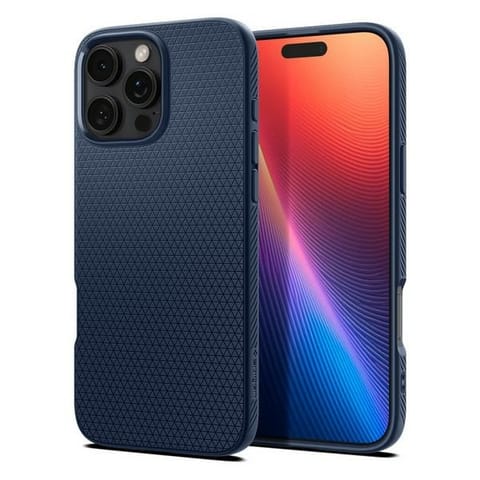 ⁨Spigen Liquid Air iPhone 16 Pro Max 6.9" granatowy/navy blue ACS07989⁩ w sklepie Wasserman.eu