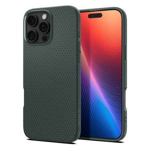 ⁨Spigen Liquid Air iPhone 16 Pro 6.3" zielony/abyss green ACS08119⁩ w sklepie Wasserman.eu