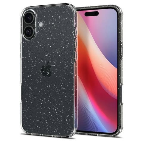 ⁨Spigen Liquid Crystal iPhone 16 Plus 6.7" Glitter crystal ACS08065⁩ w sklepie Wasserman.eu