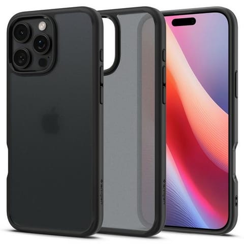 ⁨Spigen Ultra Hybrid iPhone 16 Pro 6.3" frost black ACS08124⁩ w sklepie Wasserman.eu