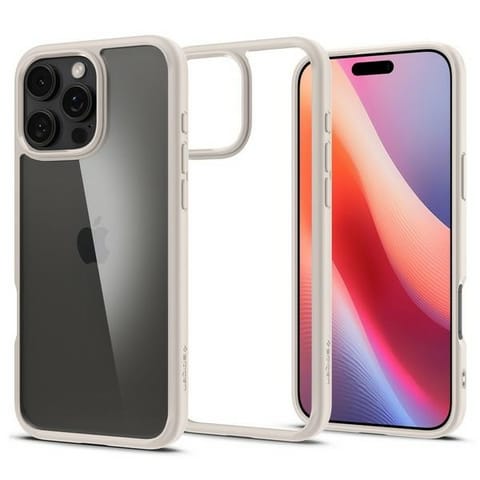 ⁨Spigen Ultra Hybrid iPhone 16 Pro 6.3" natural titanium/tytanowy ACS08127⁩ w sklepie Wasserman.eu