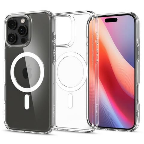 ⁨Spigen Ultra Hybrid MAG iPhone 16 Pro 6.3" Magsafe biały/white ACS08129⁩ w sklepie Wasserman.eu