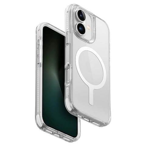 ⁨UNIQ etui Combat Luminous iPhone 16 6.1" Magclick Charging biały/lwhite⁩ w sklepie Wasserman.eu