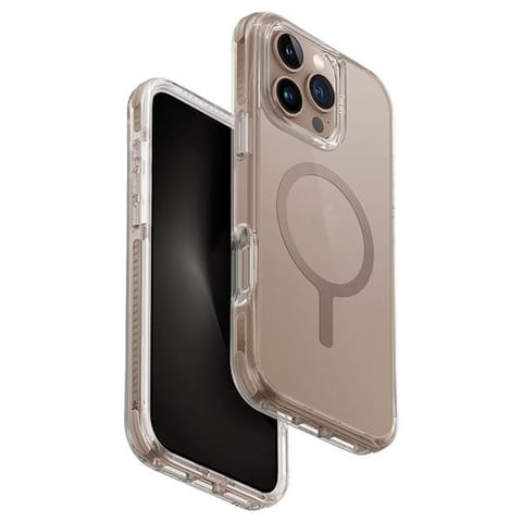 ⁨UNIQ etui Combat iPhone 16 Pro 6.3" Magclick Charging złoty/taupe gold⁩ w sklepie Wasserman.eu