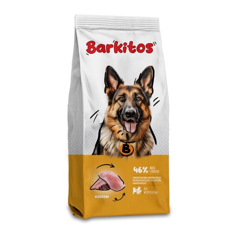 ⁨BARKITOS Chicken with rice - dry dog food - 18kg⁩ at Wasserman.eu