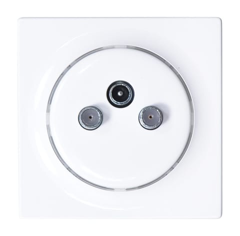 ⁨Fibaro Walli N socket-outlet R/TV+SAT White⁩ at Wasserman.eu