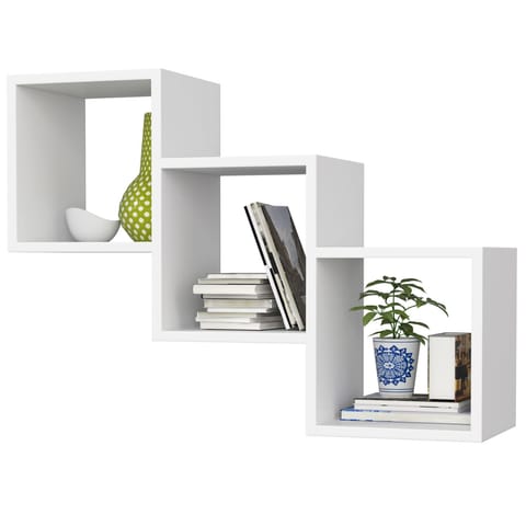 WALL SHELF STAR WHITE at Wasserman.eu
