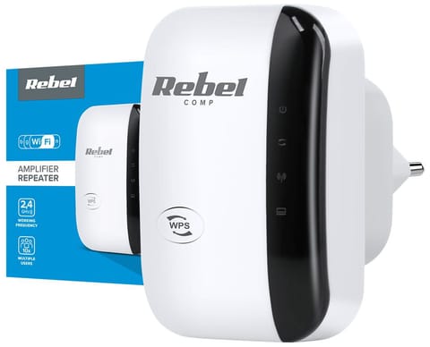 Wzmacniacz wifi Repeater przekaźnik wireless Rebel w sklepie Wasserman.eu