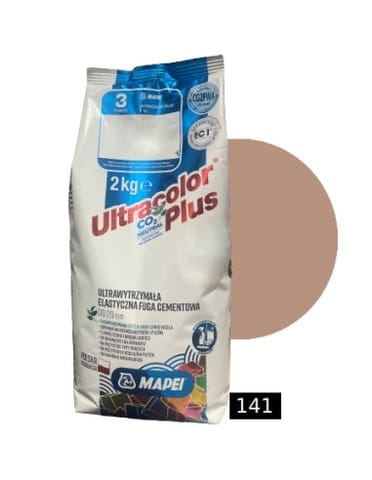 ⁨Fuga elastyczna cementowa Mapei Ultracolor Plus 141 KARMEL 2 kg⁩ w sklepie Wasserman.eu