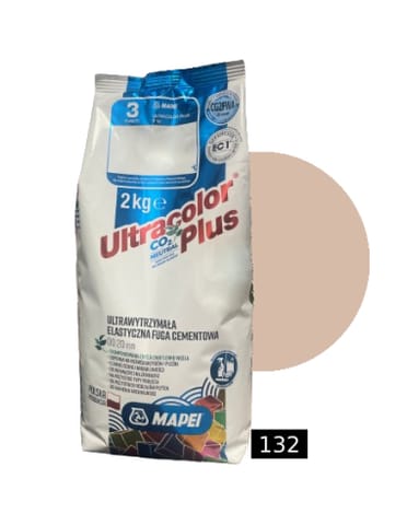 ⁨Fuga elastyczna cementowa Mapei Ultracolor Plus 132 beż 2 kg⁩ w sklepie Wasserman.eu