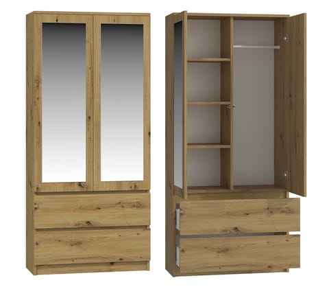 ⁨SS-90 Mirror cabinet - Oak Artisan⁩ at Wasserman.eu