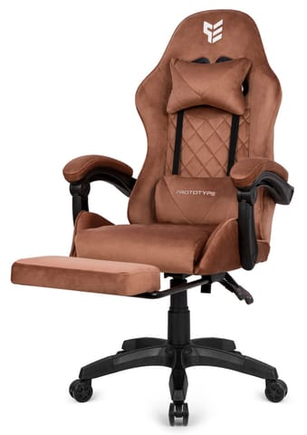 Fotel obrotowy gamingowy HERO POKER PRO BROWN ALCANTARA w sklepie Wasserman.eu