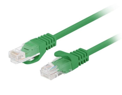 ⁨Patchcord kat.5e UTP 1m zielony 10-pak PCU5-20CC-01⁩ w sklepie Wasserman.eu