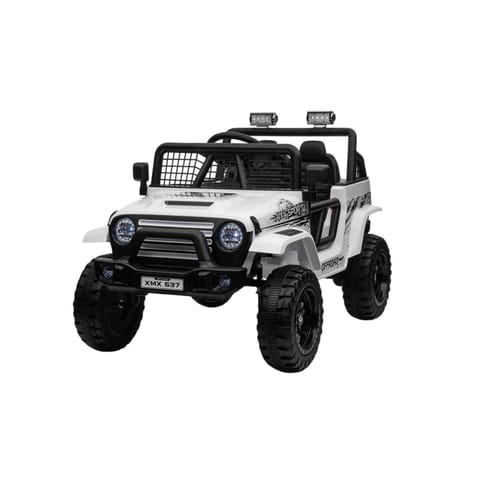 ⁨Jeep Na Akumulator Pojazd OFF ROAD 4x4 SPORT Biały⁩ w sklepie Wasserman.eu