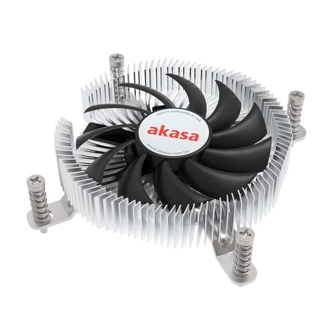 Akasa AK-CC6609EP01 Low Profile CPU Cooler - Socket LGA 1700, 21.8mm Height at Wasserman.eu