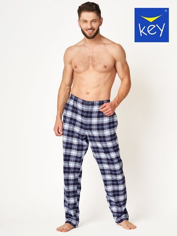 ⁨SPODNIE KEY MHT-412 B24 (kolor krata, rozmiar L)⁩ w sklepie Wasserman.eu