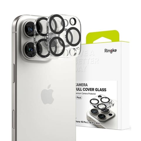 ⁨Szkło Hartowane IPHONE 16 PRO / 16 PRO MAX Ringke Camera Protector 2-pack Clear⁩ w sklepie Wasserman.eu