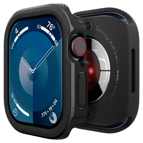 ⁨Pasek do APPLE WATCH 10 (46MM) Spigen Caseology Vault Matte czarne⁩ w sklepie Wasserman.eu