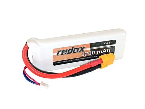 ⁨Akumulator Redox 2200 mAh 7,4V 40C XT-60 - pakiet LiPo⁩ w sklepie Wasserman.eu