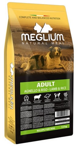 ⁨Meglium Dog Adult Lamb & Rice 14kg⁩ w sklepie Wasserman.eu