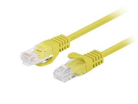 ⁨Patchcord kat.6 UTP 3M 10-pack fluke passed żółty⁩ w sklepie Wasserman.eu