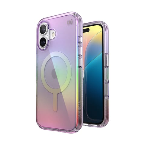 ⁨Speck Presidio2 Lux MagSafe - Etui iPhone 16 (Amazing Purple / Clear)⁩ w sklepie Wasserman.eu