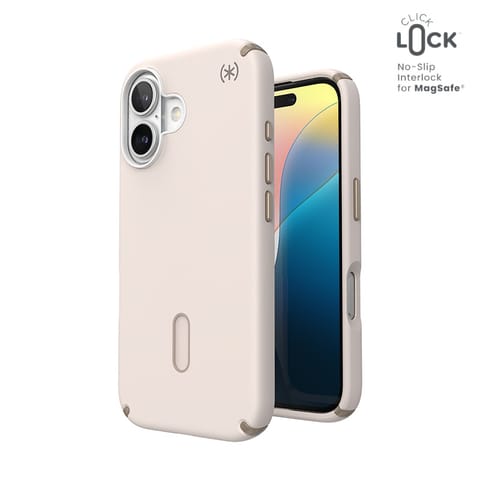 ⁨Speck Presidio2 Pro ClickLock & MagSafe - Etui iPhone 16 (Bleached Bone / Heirloom Gold / Hazel Brown)⁩ w sklepie Wasserman.eu
