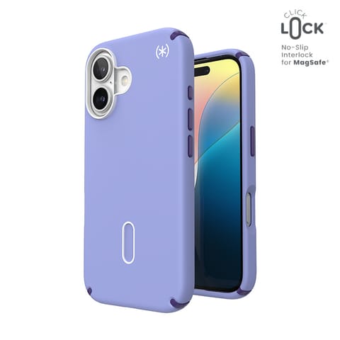 ⁨Speck Presidio2 Pro ClickLock & MagSafe - Etui iPhone 16 (Future Lavender / Cassis Purple / White)⁩ w sklepie Wasserman.eu