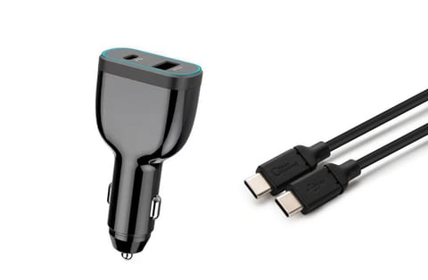 ⁨CoreParts USB-C Car Charger for Laptop,⁩ w sklepie Wasserman.eu