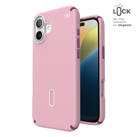 ⁨Speck Presidio2 Pro ClickLock & MagSafe - Etui iPhone 16 Plus (Wednesday Pink / Boysenberry Purple / White)⁩ w sklepie Wasserman.eu