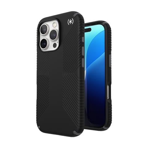 ⁨Speck Presidio2 Grip - Etui iPhone 16 Pro (Black / Slate Grey / White)⁩ w sklepie Wasserman.eu