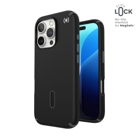 ⁨Speck Presidio2 Pro ClickLock & MagSafe - Etui iPhone 16 Pro (Black / Slate Grey / White)⁩ w sklepie Wasserman.eu