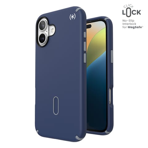 ⁨Speck Presidio2 Pro ClickLock & MagSafe - Etui iPhone 16 Plus (Coastal Blue / Dust Grey / White)⁩ w sklepie Wasserman.eu