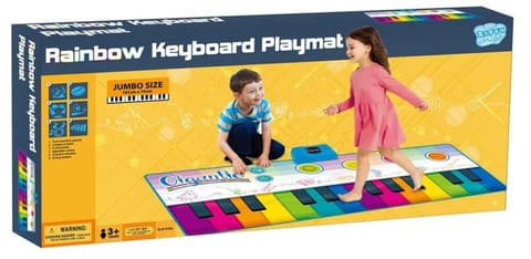 Duża Mata Muzyczna Super Kolorowy Keyboard w sklepie Wasserman.eu